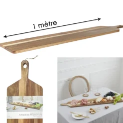 PLANCHE PRESENTATION ACACIA 1M