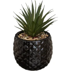 PLANTE ANANAS CERAMIQUE H.21CM