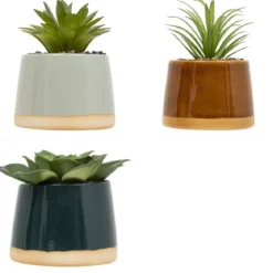 PLANTE BE VINTAGE POT CERAMIQUE REACTIVE H.12CM