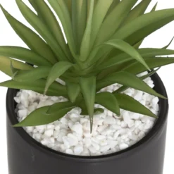 PLANTE POT MARBRE SAO H.17.5CM