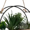 PLANTE POT SUSPENDU ROND BOIS KRIST D.20CM