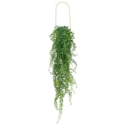 PLANTE SUSPENDU POT CERAMIQUE H.82CM