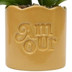 PLANTE VERTE POT CERAMIQUE CHERI H.17CM