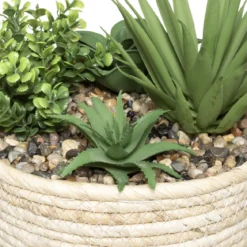 PLANTE VERTE POT NATUREL HOCI H.19CM