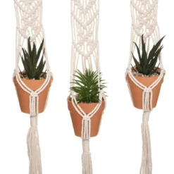 PLANTE X3 SUSPENSIONS TERRACOTTA HACIENDA H.75CM