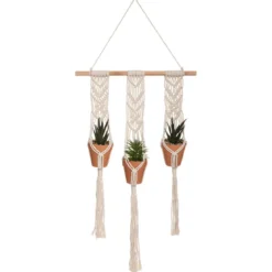 PLANTE X3 SUSPENSIONS TERRACOTTA HACIENDA H.75CM