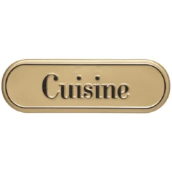 PLAQUE PORTE BECKY D.25X8CM