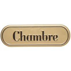 PLAQUE PORTE BECKY D.25X8CM