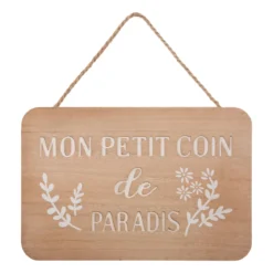 PLAQUE PORTE CREUSE 25X17CM