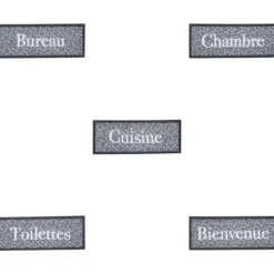 PLAQUE PORTE LUMIERE D HIVER D.25X10CM