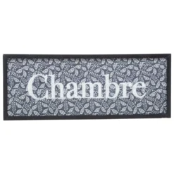 PLAQUE PORTE LUMIERE D HIVER D.25X10CM