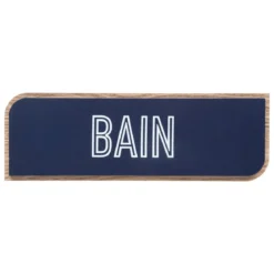 PLAQUE PORTE OLME D.24X8CM
