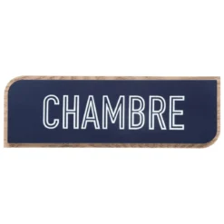 PLAQUE PORTE OLME D.24X8CM