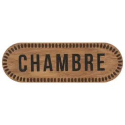 PLAQUE PORTE SANTIAGO D.22X7CM