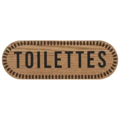 PLAQUE PORTE SANTIAGO D.22X7CM