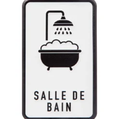 PLAQUE PORTE YUNA D.20X12CM