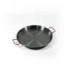 PLAT A PAELLA ACIER POLI D.40CM