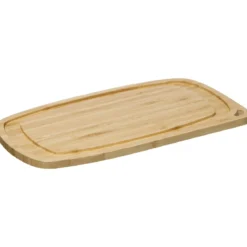 PLAT CAKE VERRE COUVERCLE BAMBOU 27X14CM