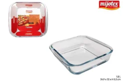 PLAT CARRE EN VERRE 1.8L
