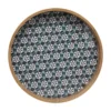 PLATEAU BOIS ALICANTE MULTICOLORE D.24.5X4CM