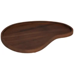 PLATEAU BOIS ORIGINES MARRON D.42X29.8CM
