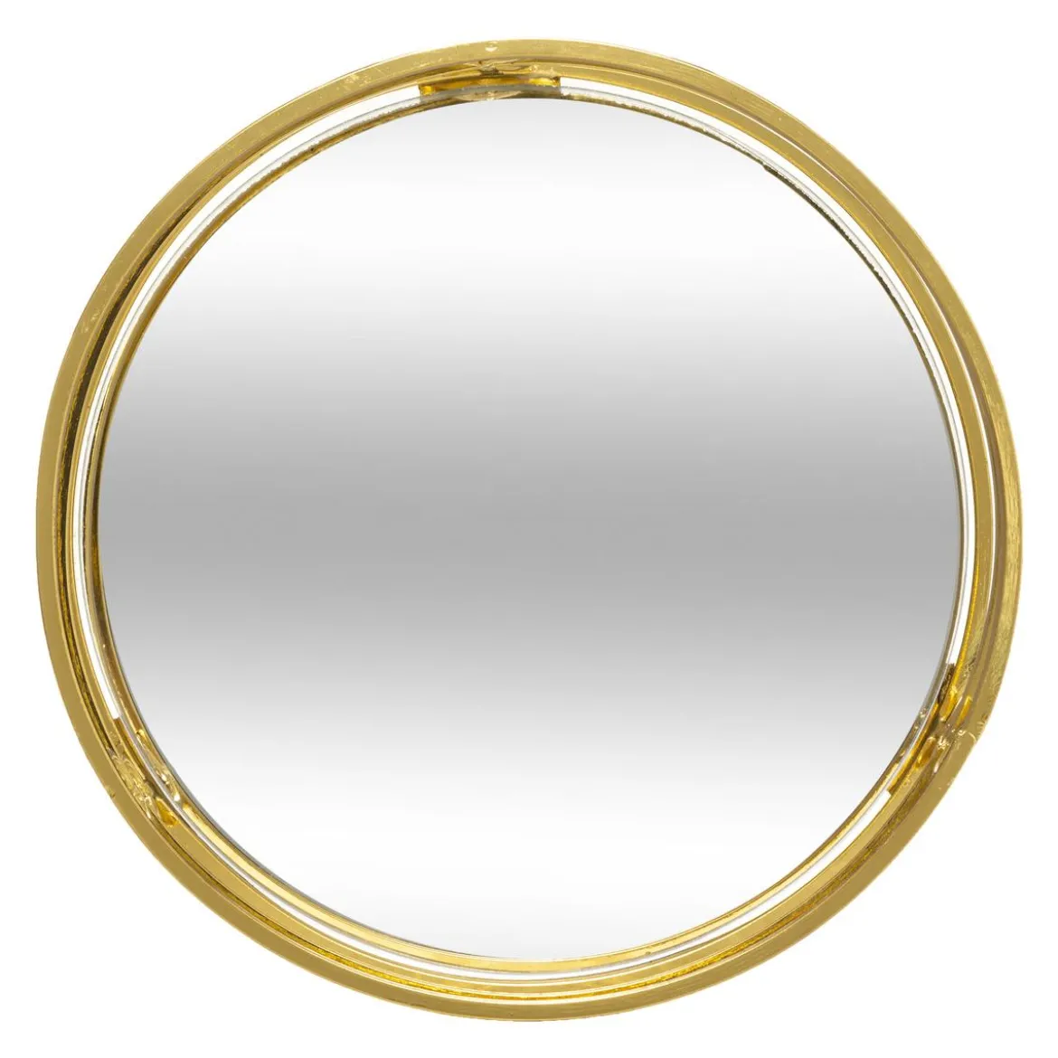 PLATEAU DORE MIROIR FEEL D.30X3.5CM
