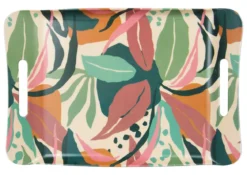 PLATEAU MELAMINE ABSTRAIT 46X31.5CM