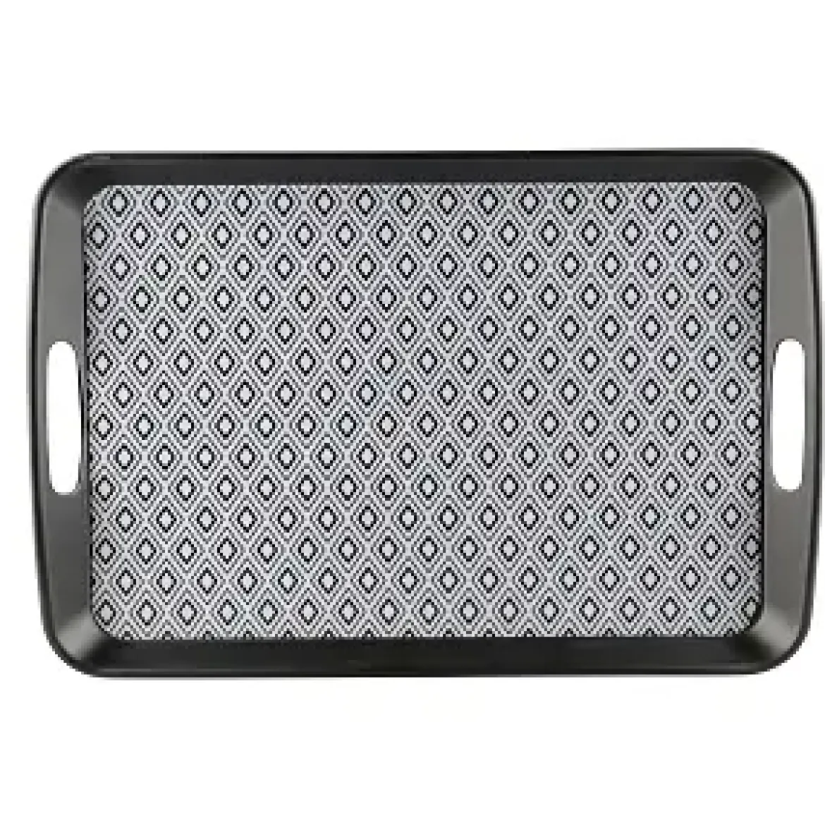 PLATEAU MELAMINE GEOMETRIQUE LL 46 CM L 31 CM