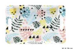 PLATEAU MELAMINE PASTEL 41X28CM
