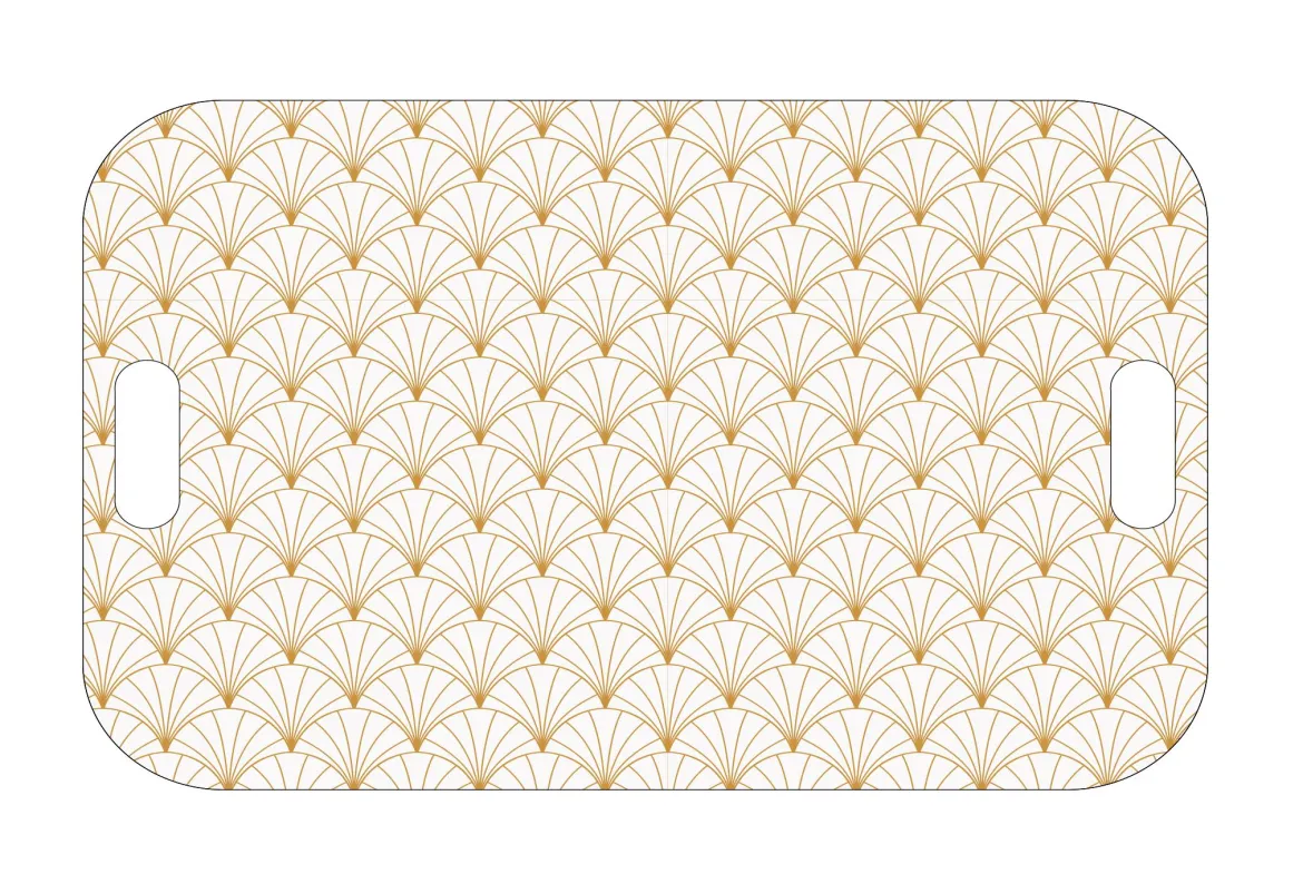 PLATEAU MELAMINE SHELL 43X26.5CM