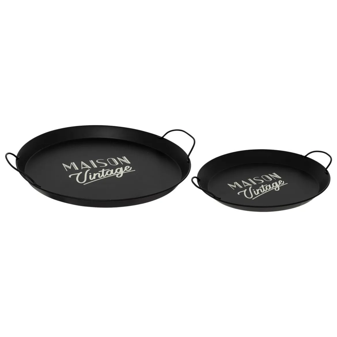 PLATEAU METAL CAFE BORDELAIS TAILLE M