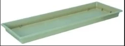 PLATEAU RECTANGULAIRE GRANDE L.69CM VERT ARGILE