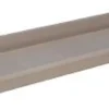PLATEAU RECTANGULAIRE 57X27CM TAUPE