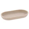 PLATEAU STRIE POLYRESINE BEIGE