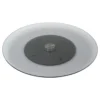 PLATEAU TOURNANT VERRE ALUMINUM D.45CM