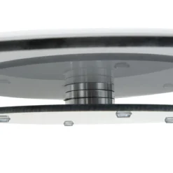 PLATEAU TOURNANT VERRE ALUMINUM D.45CM
