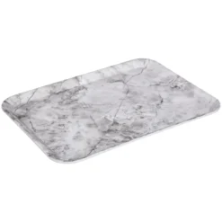 PLATEAU 33X43CM MARBRE BLANC
