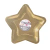 2 PLATEAUX PRESENTATION ETOILE DORE 32X32CM