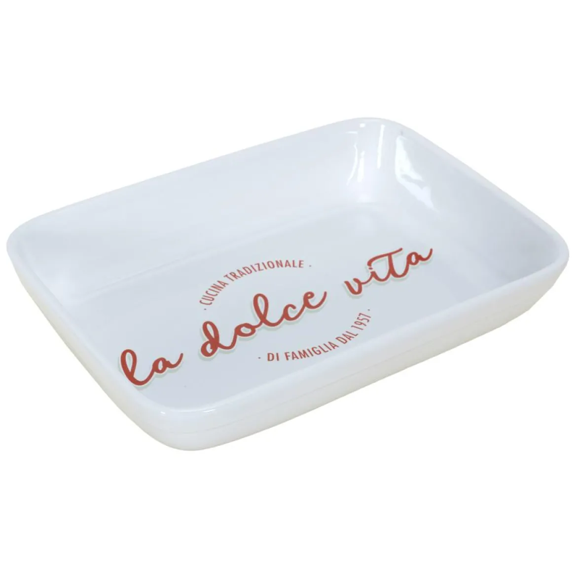 PLAT RECTANGULAIRE FOUR DOLCE VITA 25X35X7.6CM