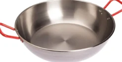 POELE ACIER POLI PROFONDE D.45CM 12.15L