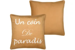 POEME COUSSIN 50X50CM CURRY