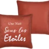 POEME COUSSIN 50X50CM ORANGE