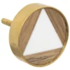 POIGNEE ISLA OR D.4CM X2 PIECES
