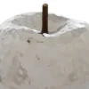 POMME CERAMIQUE PAMELA ARGENT H.14CM