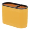 PORTE BROSSE A DENT BICOLORE OCRE NOIR