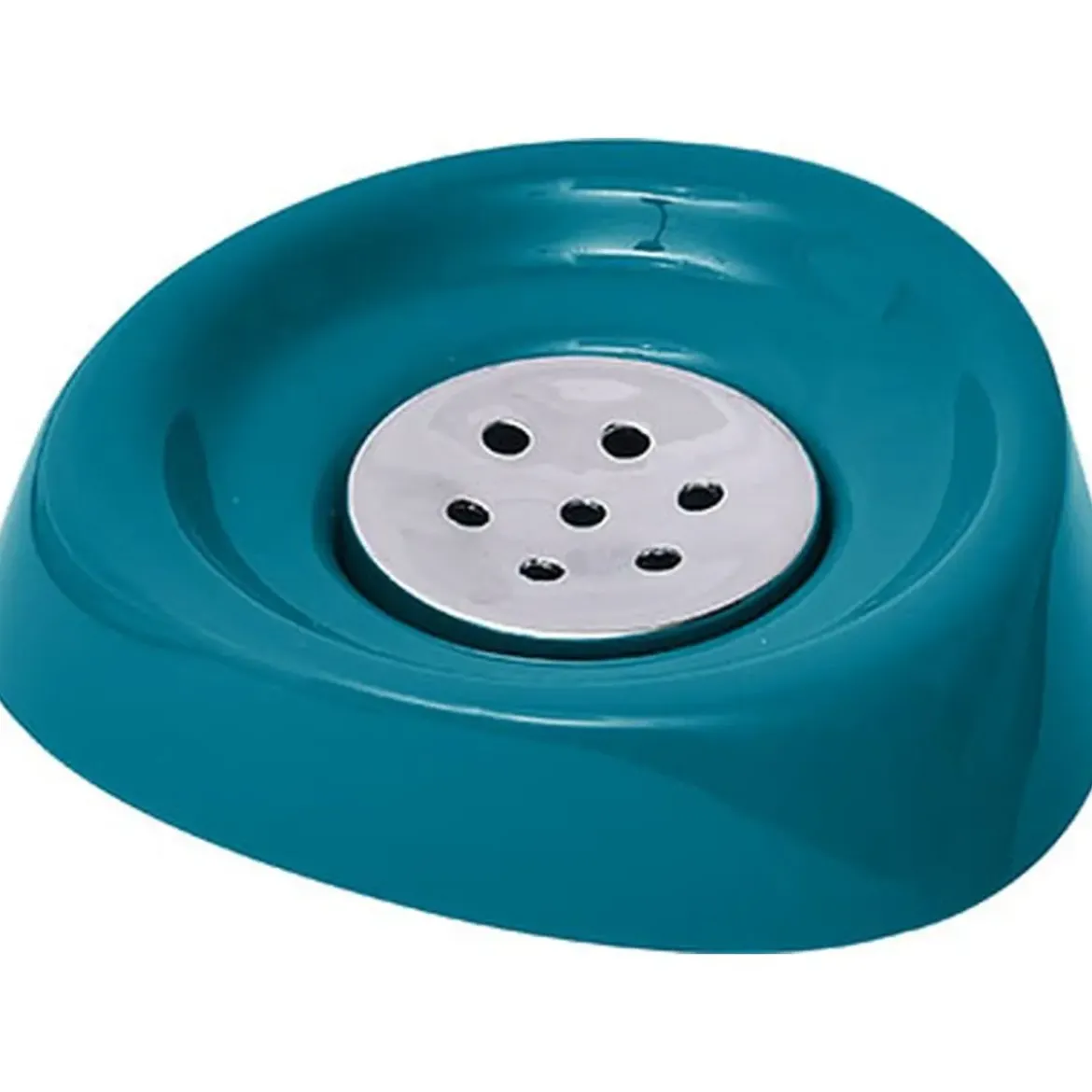 PORTE SAVON CONIQUE BLEU CANARD