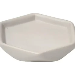 PORTE SAVON GRES FORME LOSANGE TAUPE