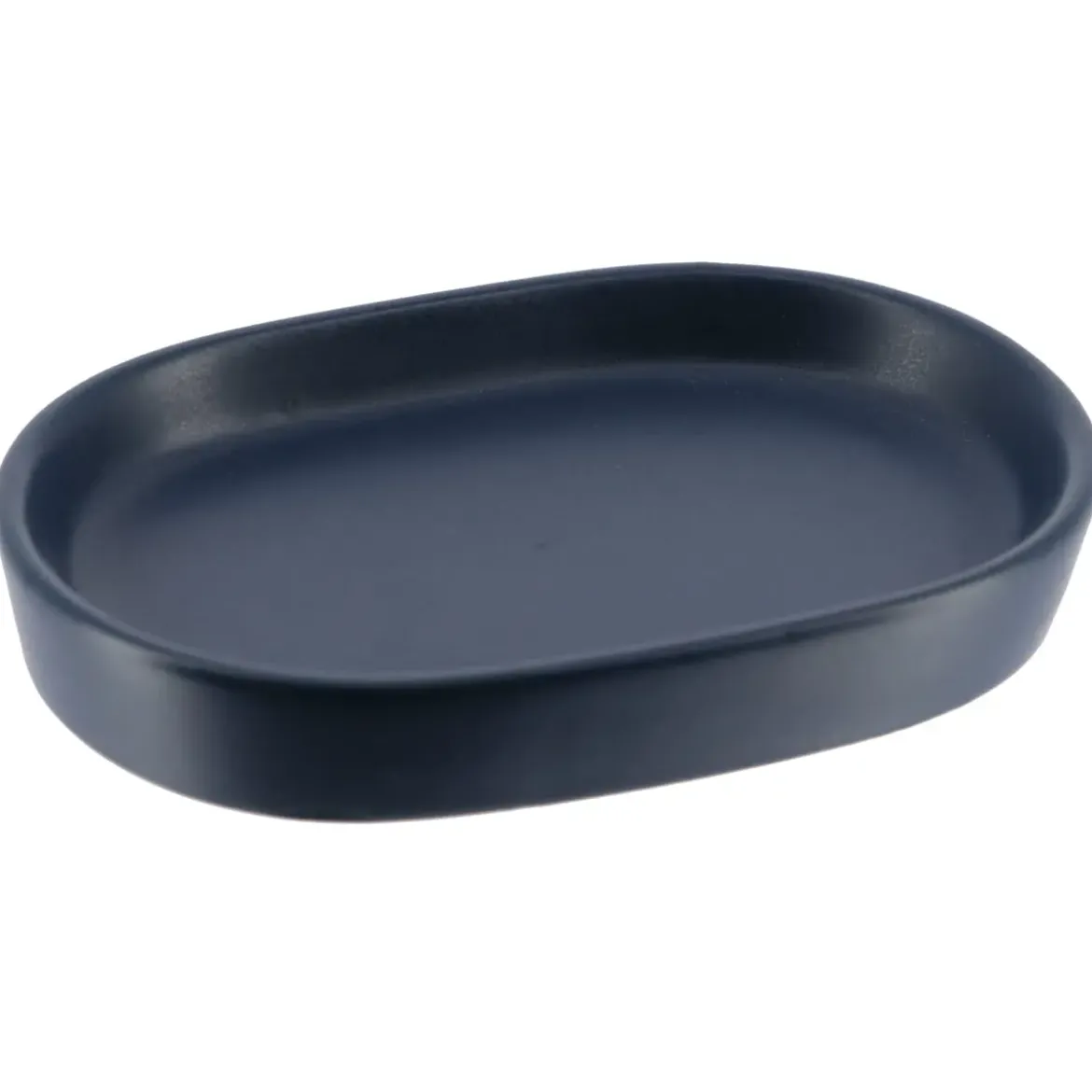 PORTE SAVON GRES UNI BLEU MARINE