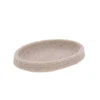 PORTE SAVON POLYRESINE EFFET SABLE NATUREL