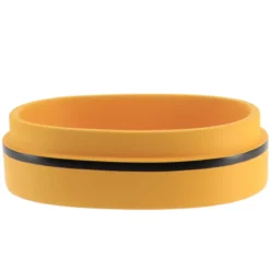 PORTE SAVON POLYRESINE OVAL OCRE NOIR